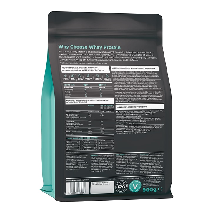PE Nutrition Performance Whey Unflavoured 900g